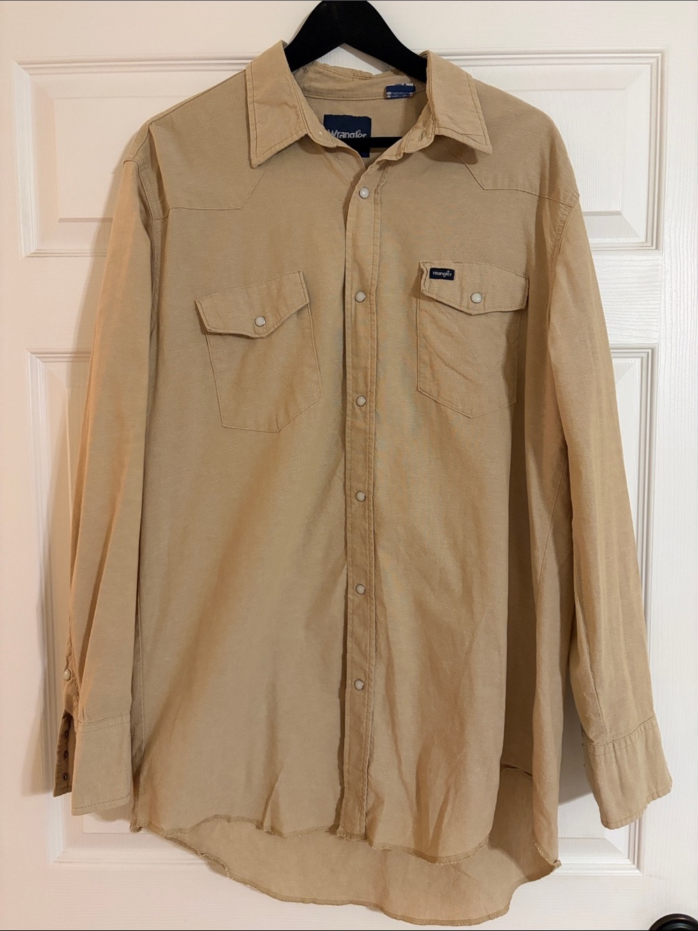 Wrangler Men's Cowboy Cut Western Chambray WorkShirt